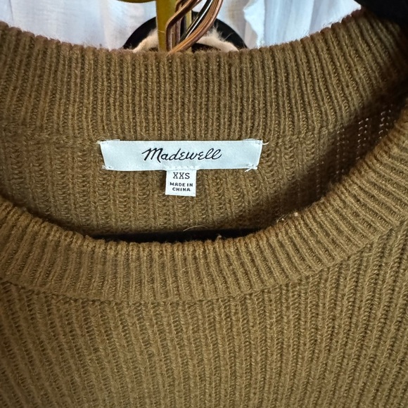 MADEWELL Patch Pocket Asparagus Green Sweater - Picture 3 of 5